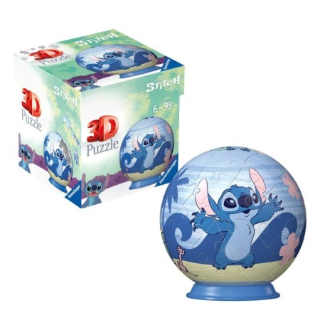 Ravensburger - Puzzle 3D bila Disney Stitch 54 piese Ravensburger - 1
